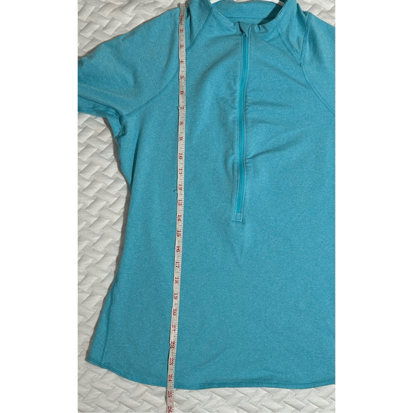Nike Women’s Light Blue Dri-fit Active Running Jacket 3/4 Sleeves Sz M - Picture 6 of 7